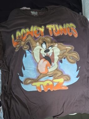 Looney Tunes Taz Kids Graphic Tee - Brown